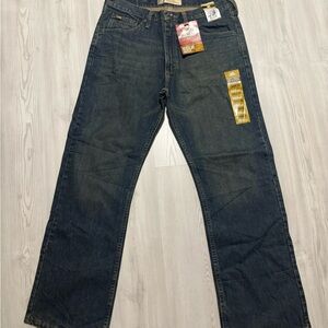 Lee Men's Relaxed Fit Dark Blue Jeans 34x30